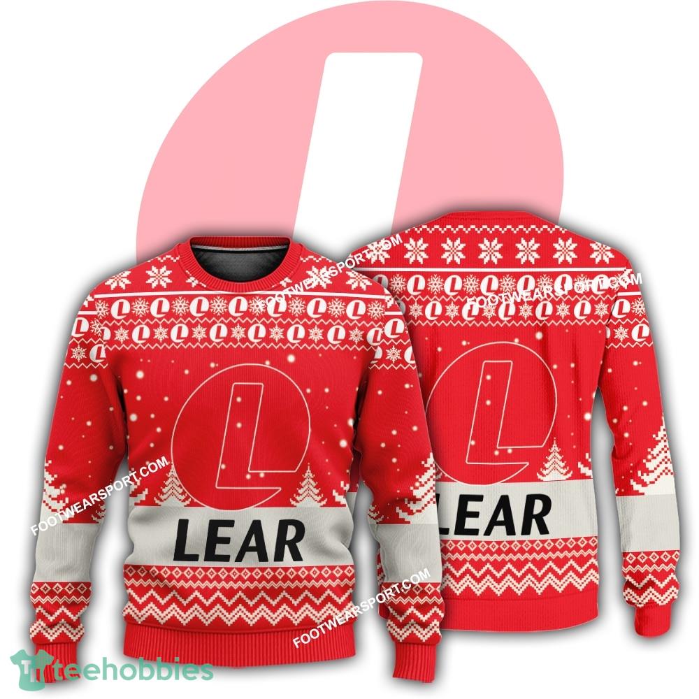 New Logo Lear Corporation Festive Ugly Xmas 3D Sweater Gift Holidays