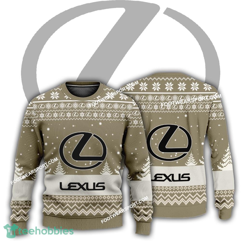 New Logo Lexus Car Racing Style Ugly Christmas Sweater For Men Women
