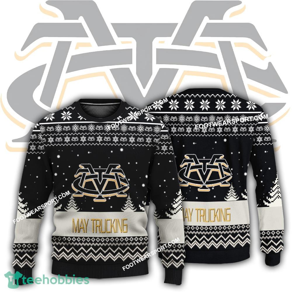 New Logo May Trucking Company Festivity Ugly Christmas Sweater For Men Women
