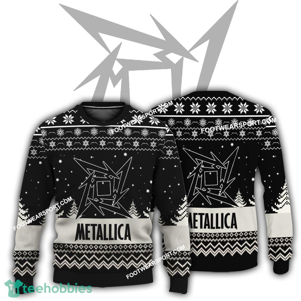New Logo Metallica Band Soft Ugly Christmas Sweater AOP For Men Women