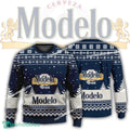 New Logo Modelo Beer Celebration Ugly Christmas Sweater AOP Gift For Adult
