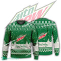 New Logo Mountain Dew Festoon Ugly Christmas Sweater For Men Women