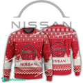 New Logo Nissan Car Racing Casual Ugly Christmas Sweater AOP Gift Holidays