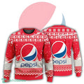 New Logo Pepsi Warmth Ugly Christmas 3D Sweater For Men Women