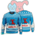 New Logo Petco Neckline Knitted Xmas Sweater Gift Holidays