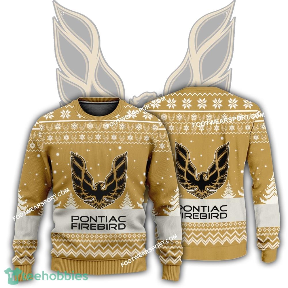 New Logo Pontiac Firebird Car Racing Fabric Ugly Christmas Sweater For Men Women