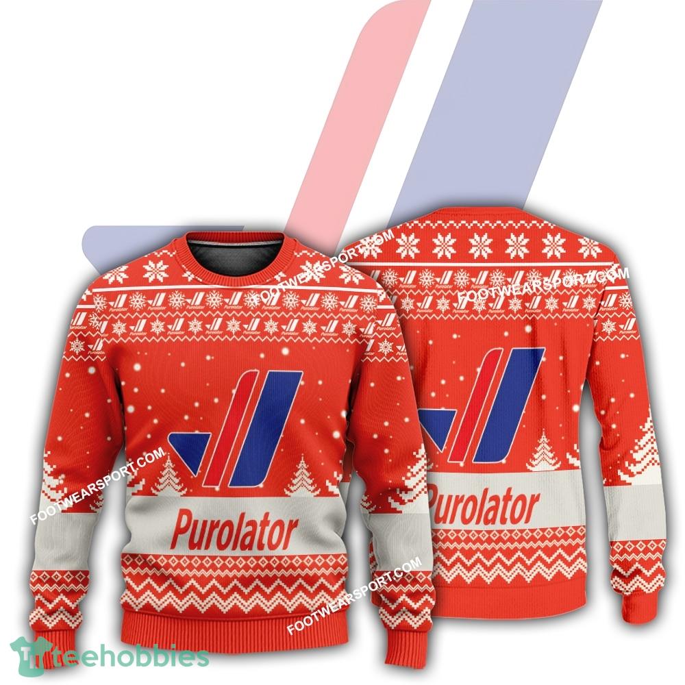 New Logo Purolator Fireplace Ugly Christmas Sweater For Men Women