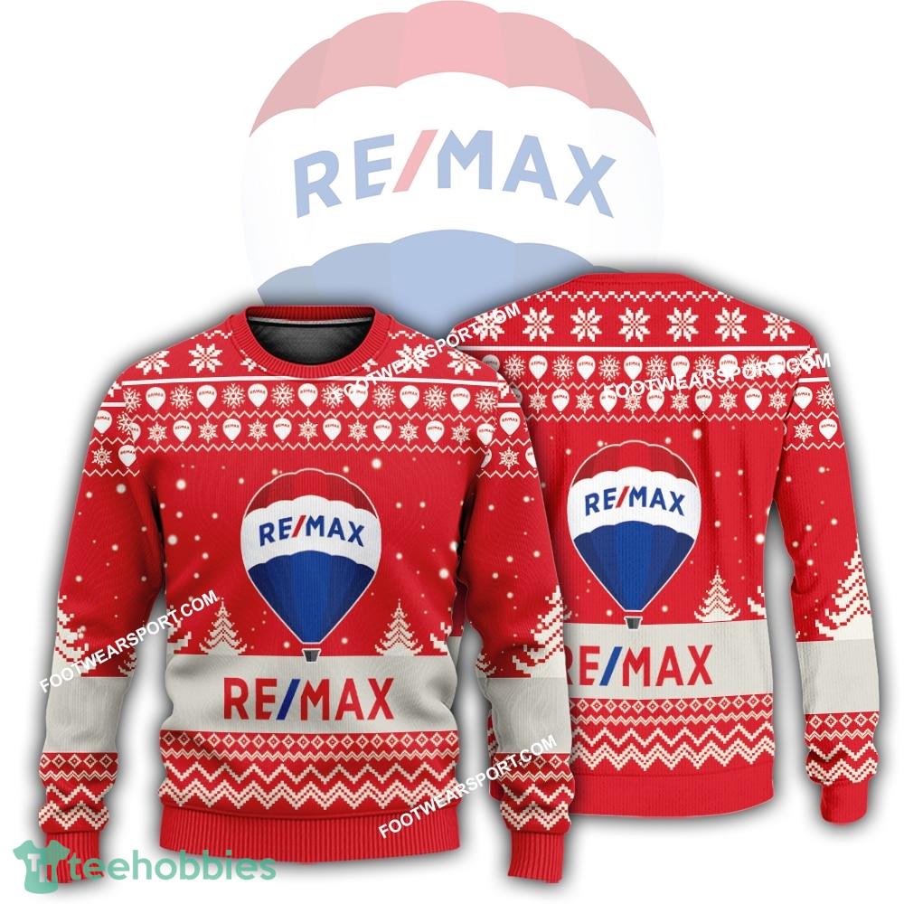New Logo Remax Carols Knitted Christmas Sweater Gift For Adult