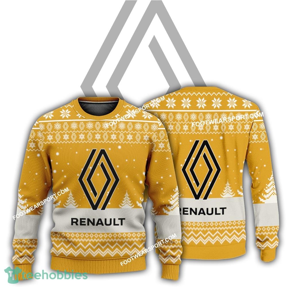 New Logo Renault Car Racing Socks Ugly Xmas Sweater Gift Holidays