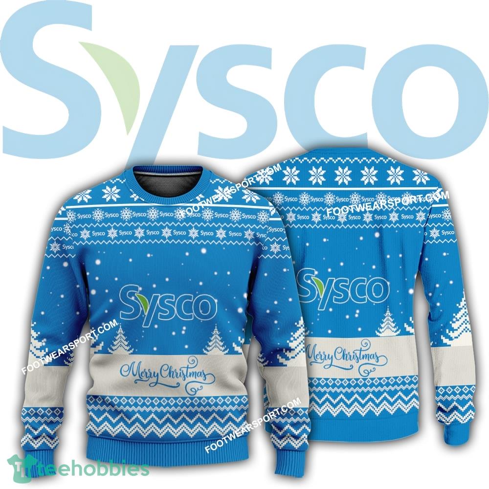 New Logo Sysco Skiing Ugly Christmas Sweater For Men Women