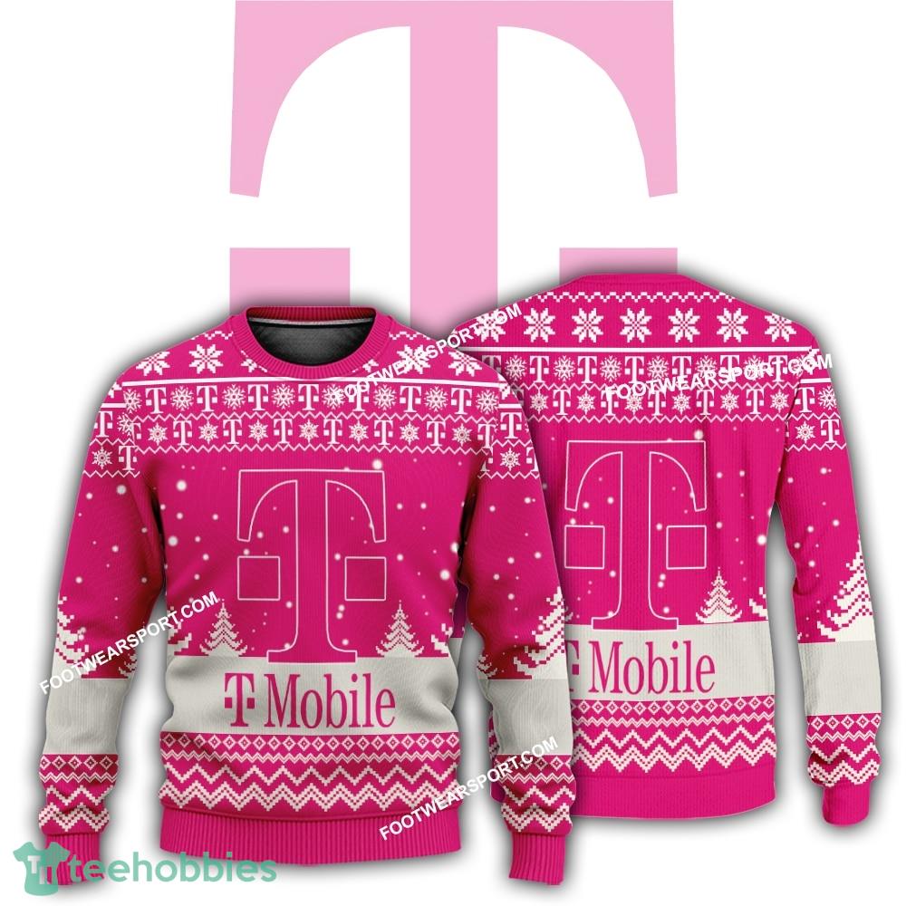 New Logo T Mobile Snowstorm Ugly Christmas 3D Sweater Gift For Adult