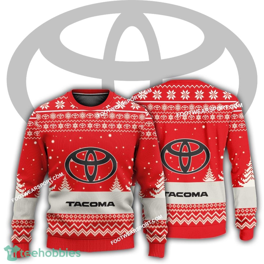 New Logo Toyota Tacoma Car Racing Cocoa Ugly Christmas Sweater Gift For Adult