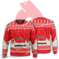 New Logo Ursus SA Car Racing Avalanche Knitted Christmas Sweater Gift Holidays