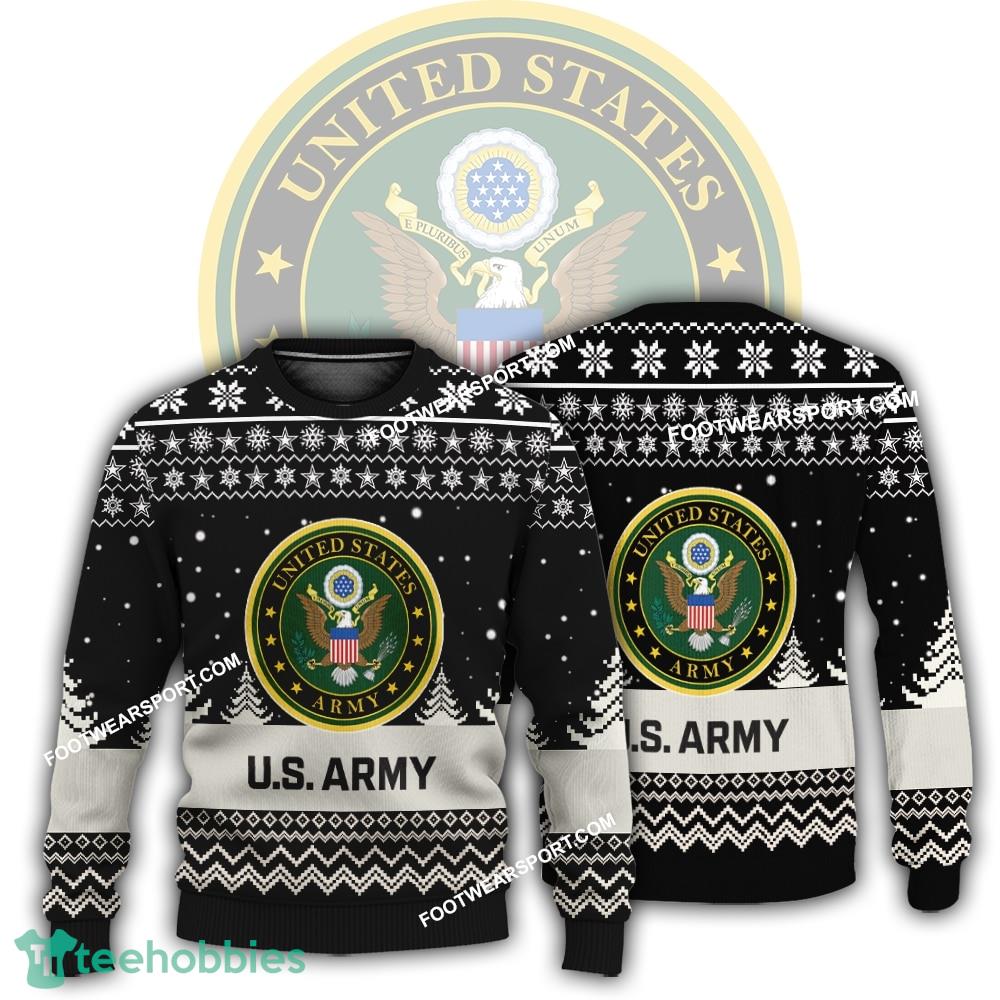 New Logo US Army Bear Ugly Christmas 3D Sweater For Men Women