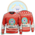 New Logo US Coast Guard Hibernation Ugly Christmas Sweater AOP Gift For Adult