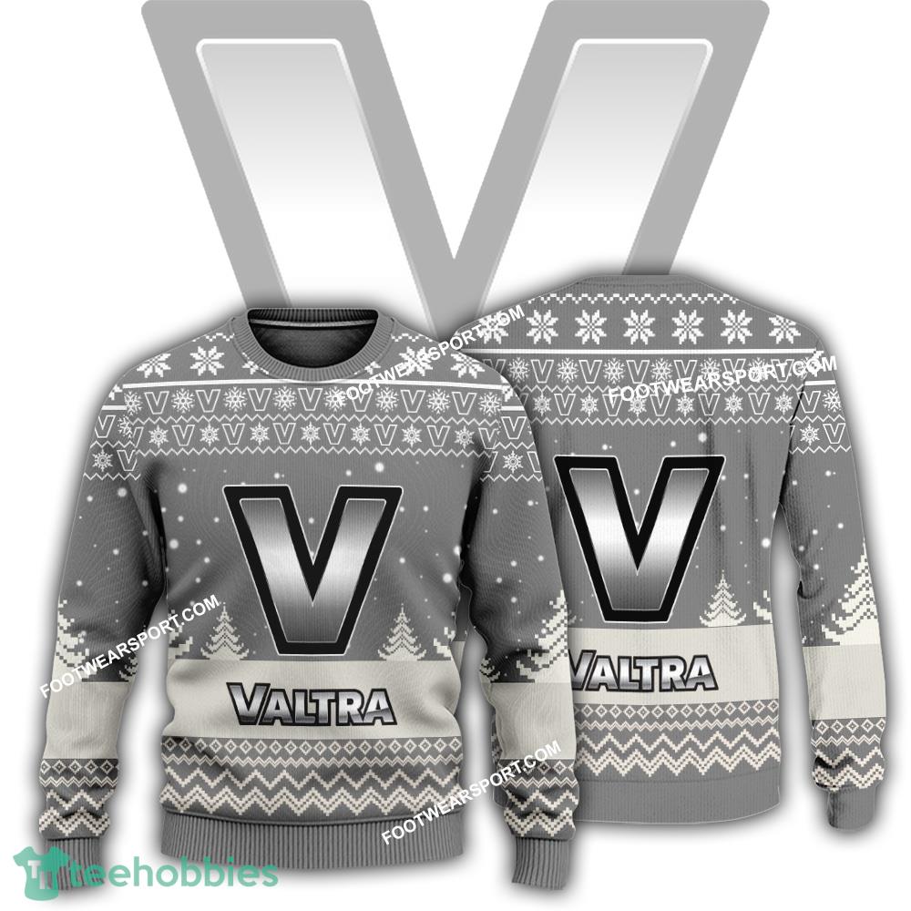 New Logo Valtra Tractor Rejoice Ugly Christmas 3D Sweater Gift For Adult