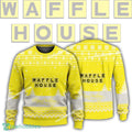 New Logo Waffle House Shepherds Ugly Xmas Sweater For Men Women
