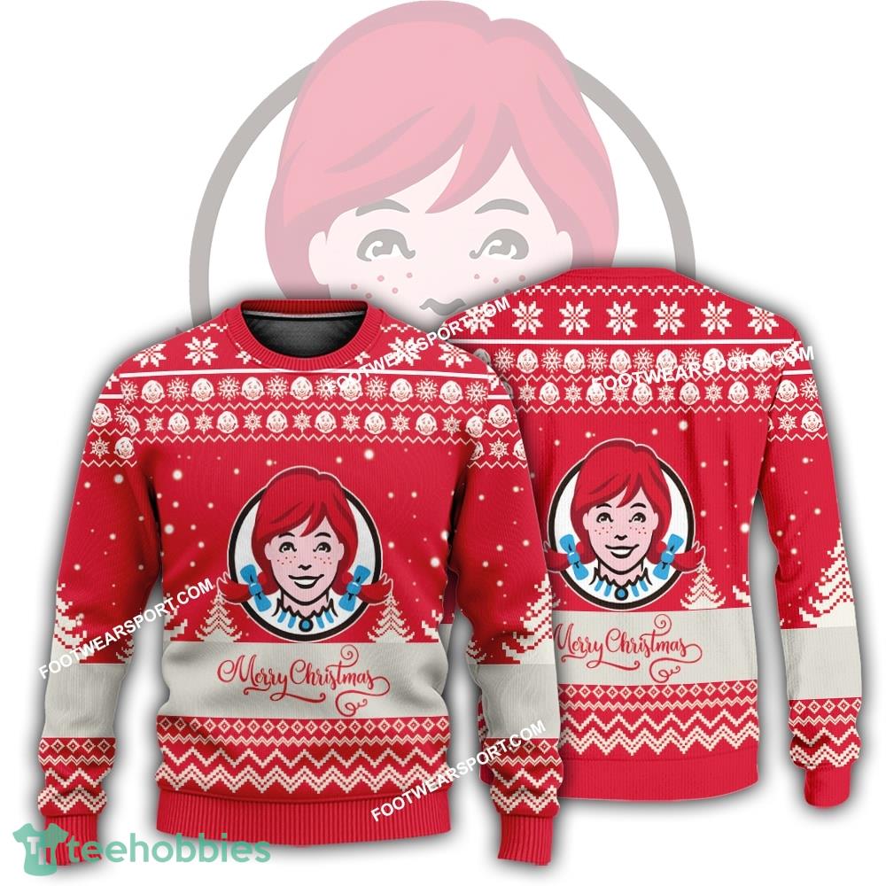 New Logo WENDY’S Holy Ugly Xmas Sweater Gift Holidays