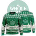New Logo Whole Foods Market Balthazar Knitted Christmas Sweater Gift For Adult