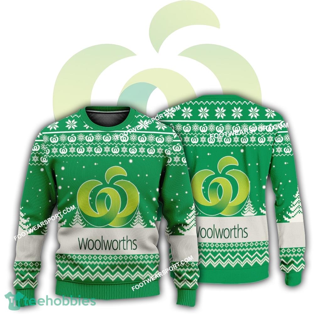 New Logo WOOLWORTHS Crib Ugly Christmas Sweater Gift Holidays