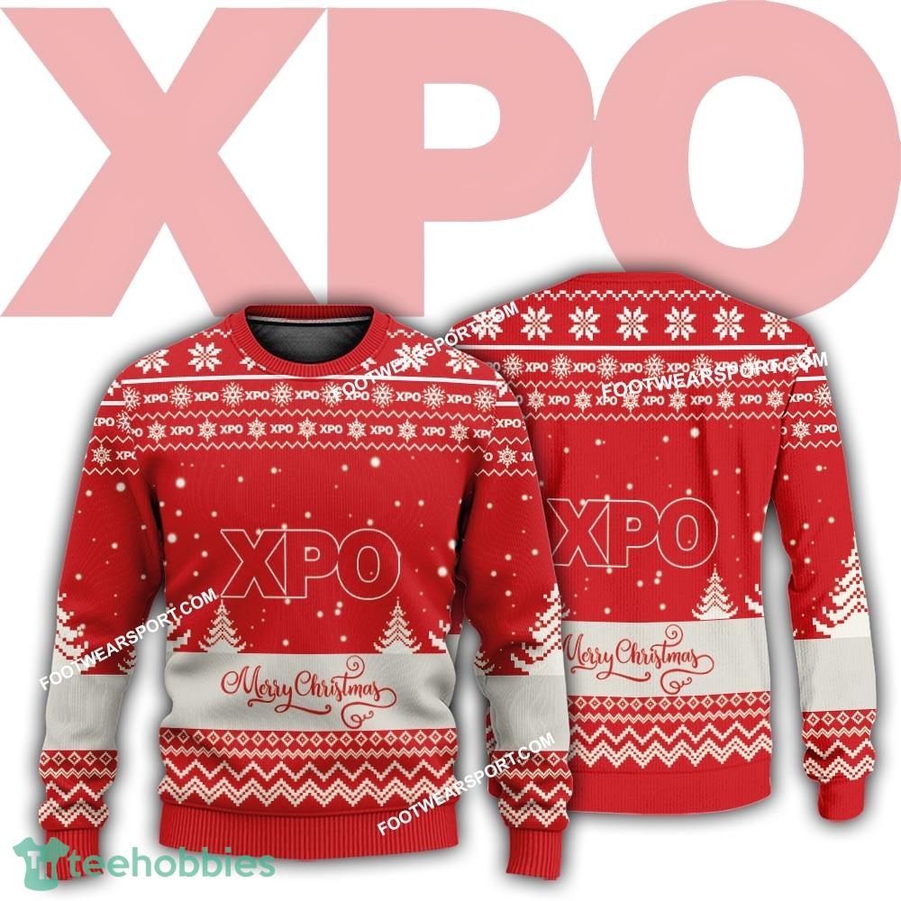 New Logo Xpo Caroling Ugly Christmas Sweater Gift Holidays