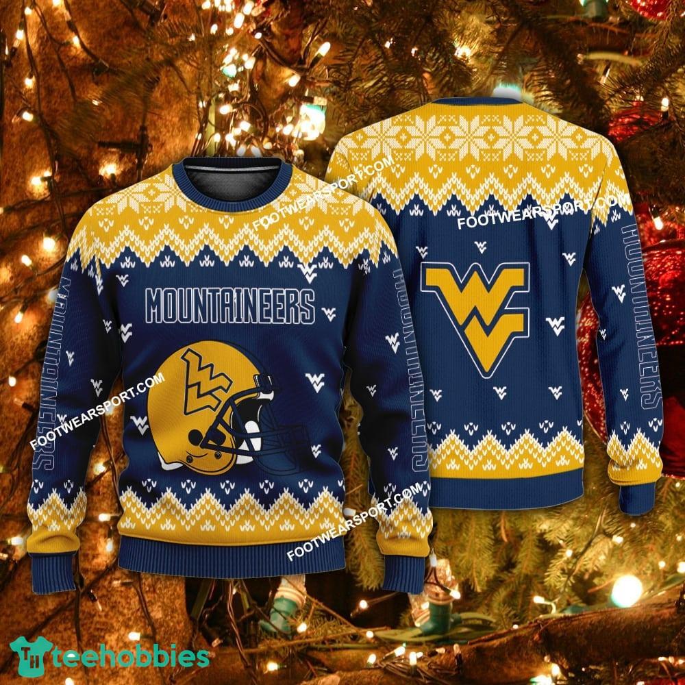 New Style Helmet West Virginia Mountaineers Christmas Sweater Gift Holidays