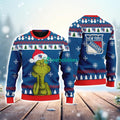 New York Rangers The Grinch Funny Merry Christmas Uglly Sweater 3D New Trend