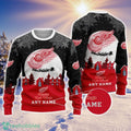 NHL Detroit Red Wings Personalized Name Ugly Christmas Sweater Christmas Gift For Sport Fans