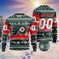 NHL Philadelphia Flyers Personalized Name And Number 3D Sweater For Christmas Holiday Personalized Gift