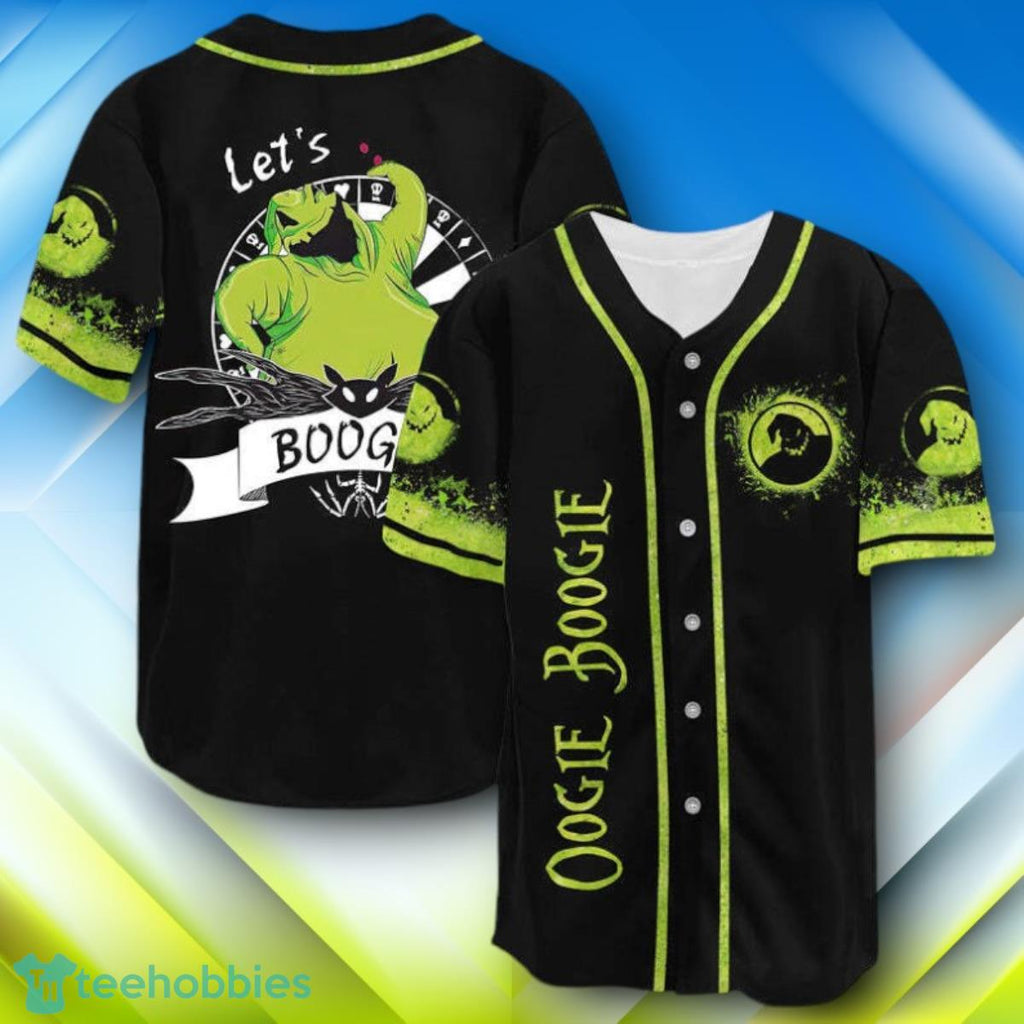 Nightmare Before Christmas Oogie Boogie Halloween Baseball Jersey Style Gift