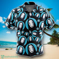 No Face Spirited Away Men’s Short Sleeve Button Up Hawaiian Shirt Impressive Gift