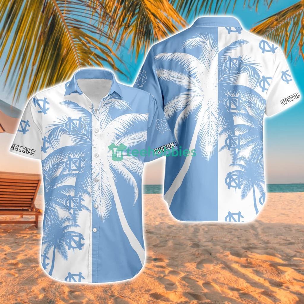 North Carolina Ncaa Aloha Tropical Hawaiian Shirt For Men And Women Custom Name