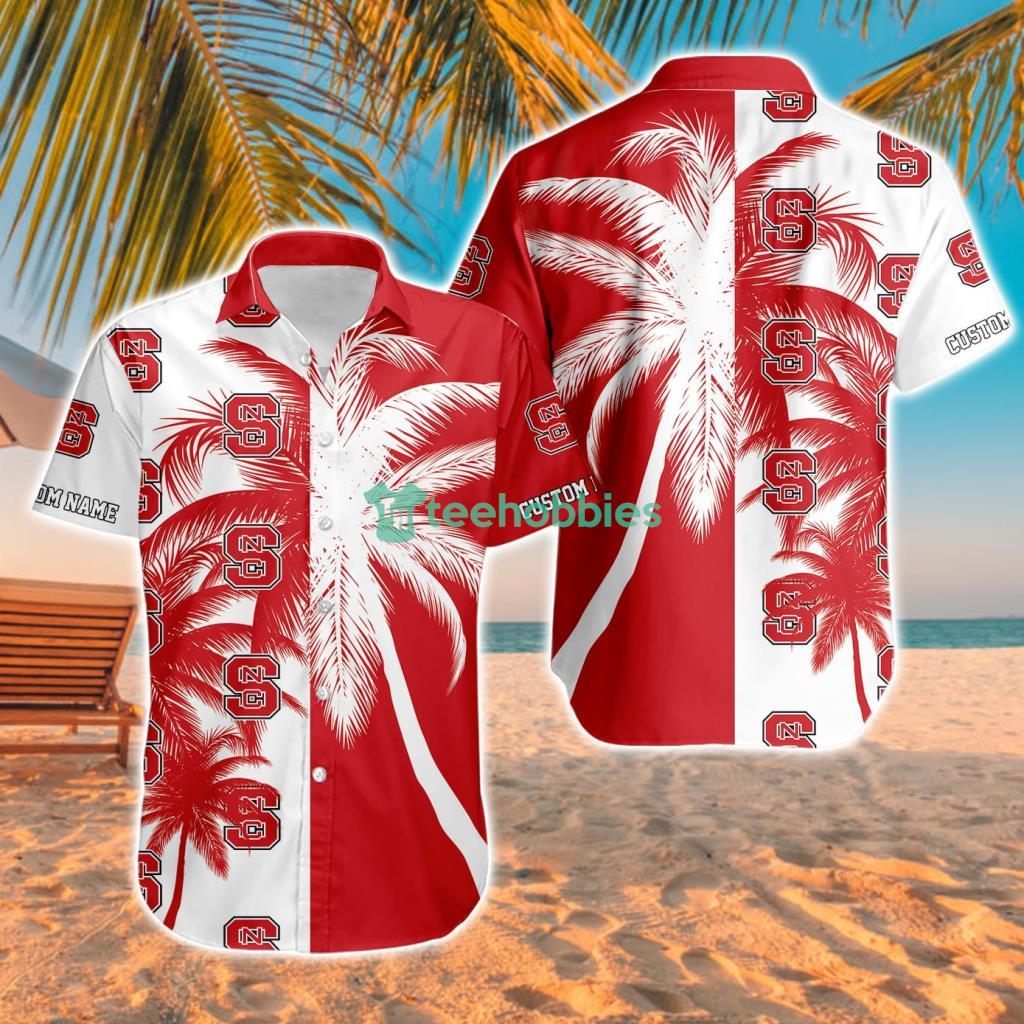 North Carolina State Ncaa Aloha Tropical Hawaiian Shirt For Men And Women Custom Name