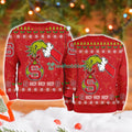 North Carolina State Ncaa Grinch Hand Ugly Christmas Sweater 3D