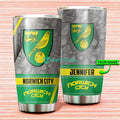 Norwich City Tumbler Personalized