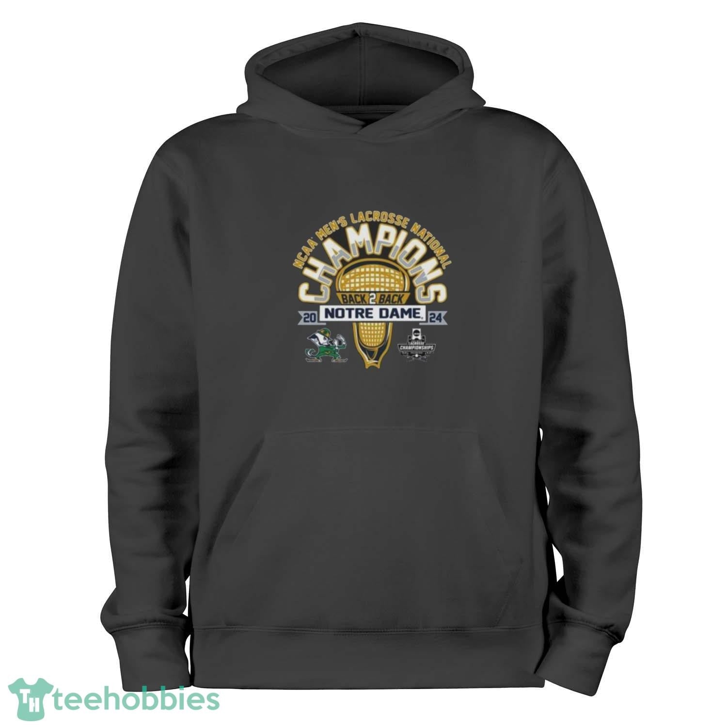 Notre Dame Back 2 Back 2024 NCAA Men’s Lacrosse National Champions Shirt Unisex , , , Long Sleeve Tee