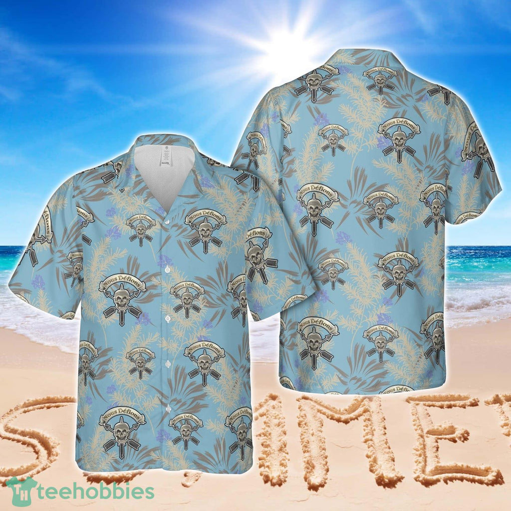 Nous Defions Mortu Discriminatu Skull Hawaiian Shirt Aloha Beach Shirt