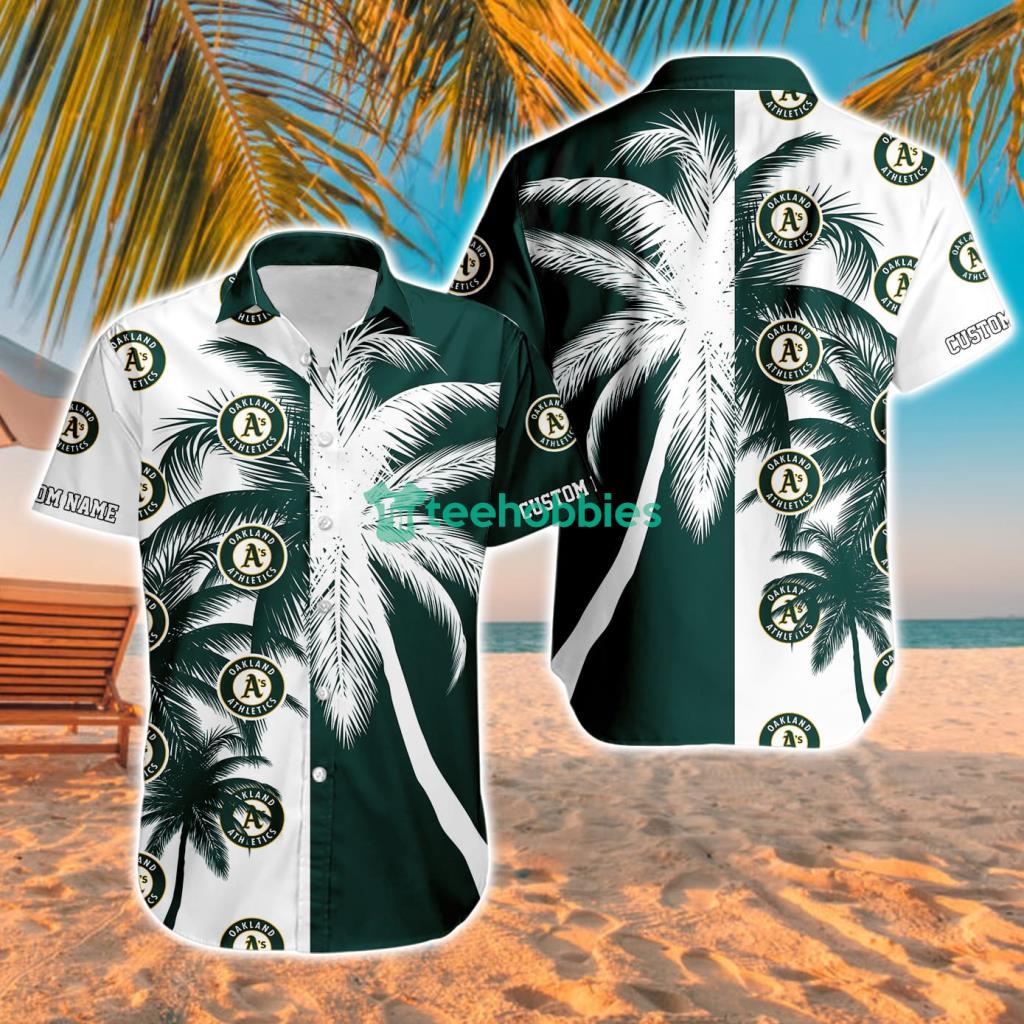Oakland Athletics Mlb Aloha Tropical Hawaiian Shirt For Men And Women Custom Name