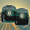 Oakland Athletics MLB Knitting Pattern Christmas Tree Pine Happy Ugly Sweater Merry Chistmas