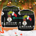 Oh Leuven Grinch Hand Ugly Christmas Sweater 3D