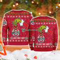 Ohio State Ncaa Grinch Hand Ugly Christmas Sweater 3D