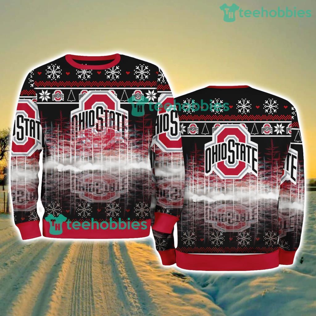 Ohio State NCAA Pine Christmas Ugly Sweater New Style Best Gift For Fans