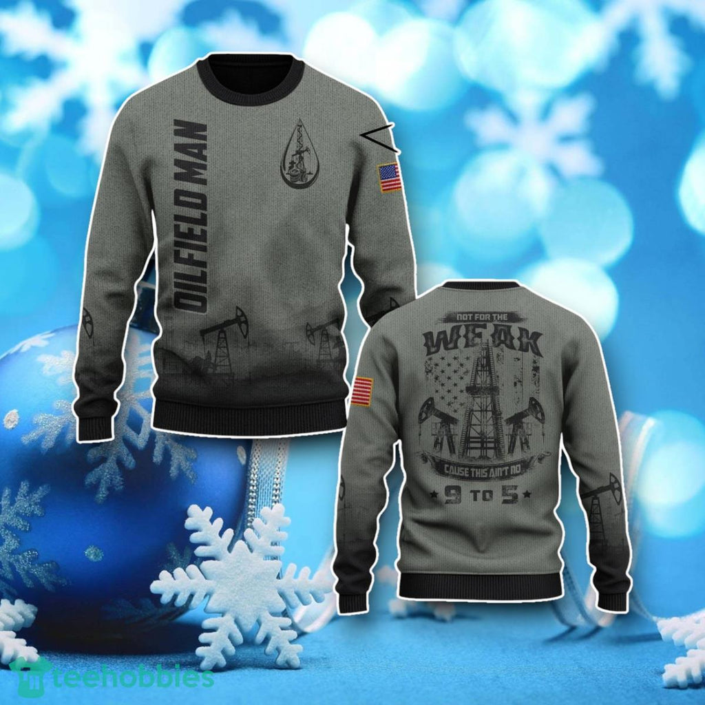 Oilfield Man Ugly Christmas Sweater Unique Gift For Men Women