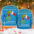 Olympique Marseille Grinch Hand Ugly Christmas Sweater 3D