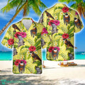 Orange Breasted Falcon Hawaiian Shirt Beach Shirt