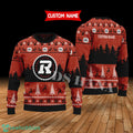 Ottawa Redblacks Custom Name Merry Xmas Sweater For Soccer Sport Team’s Fans Sweater