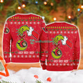 Ottawa Senators Grinch Hand Ugly Christmas Sweater 3D