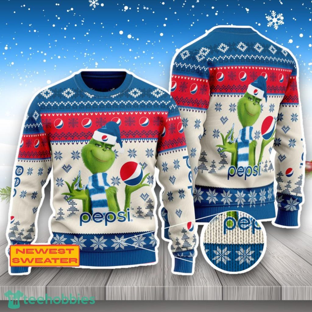 Pepsi The Grinch Ugly Christmas Sweater Trending For Fans