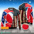 Pepsi USA Flag 3D Sweater For Men Women