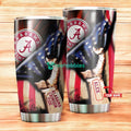 Personalized Alabama Flag Stainless Steel Tumbler